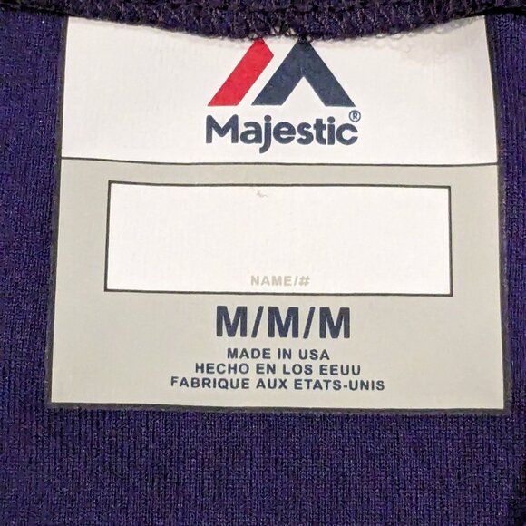 Vintage Rockies Majestic Cool Base #6 Jersey - Medium - Made in USA - Picture 2 of 4